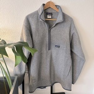 Mens Large Vintage Patagonia Synchilla Pullover 1/2 Zip Fleece Sweatshirt Jacket